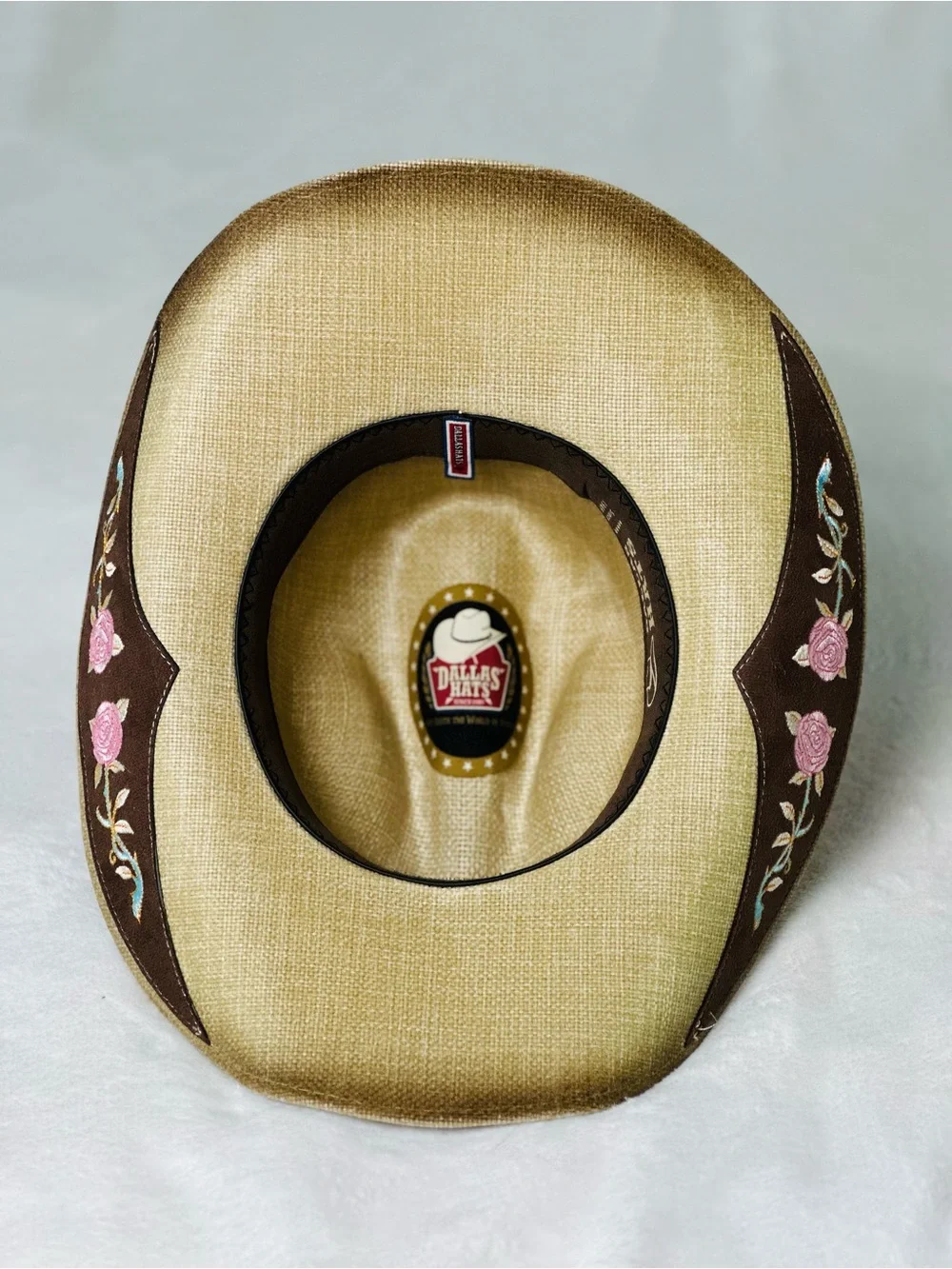 Dallas Hats Women’s Cowboy Embroidered Floral Western Hat